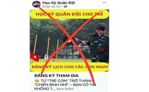 Mạo danh “Trại hè quân đội”, “Học kỳ công an”: Chiêu thức cũ, thủ đoạn mới