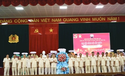 Đảng bộ Văn phòng Cơ quan Cảnh sát điều tra tổ chức thành công Đại hội Đảng bộ lần thứ V, nhiệm kỳ 2025 – 2030