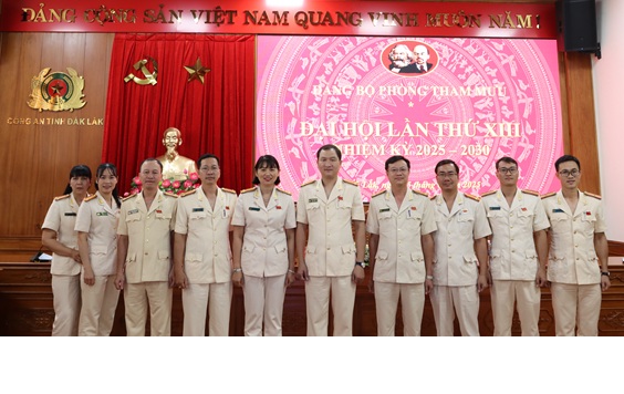 Đại hội Đảng bộ Phòng Tham mưu Công an tỉnh Đắk Lắk dấu ấn một nhiệm kỳ
