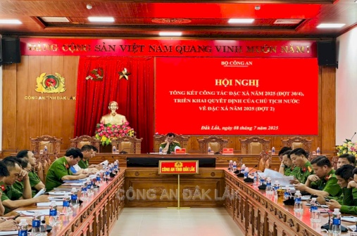 Hội nghị trực tuyến tổng kết công tác đặc xá – đợt 1 (30/4) và triển khai công tác đặc xá - đợt 2 (2/9) năm 2025