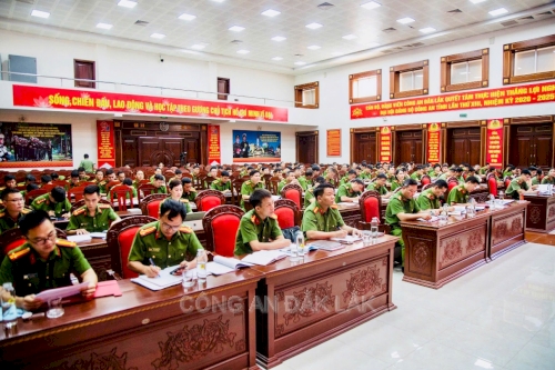 Công an tỉnh Đắk Lắk tổ chức Hội nghị sơ kết công tác QLHC về TTXH 06 tháng đầu năm 2025