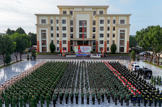 Công an tỉnh Đắk Lắk tổ chức Lễ ra quân Cao điểm tấn công, trấn áp tội phạm bảo đảm an ninh trật tự các hoạt động Kỷ niệm 80 năm Cách mạng Tháng Tám, Quốc khánh 2/9 và Đại hội Đảng các cấp.