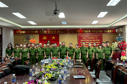Viện Khoa học hình sự, Bộ Công an làm việc với lực lượng Kỹ thuật hình sự Công an các tỉnh, thành phố khu vực miền Trung