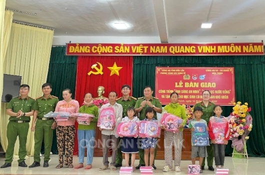 Công an xã Hòa Thịnh triển khai sôi nổi các hoạt động chào mừng kỷ niệm 80 năm ngày truyền thống CAND và 20 năm ngày hội toàn dân bảo vệ ANTQ