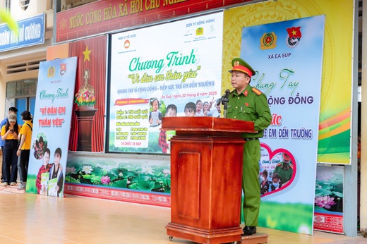 Phòng Cảnh sát QLHC về TTXH lan tỏa yêu thương – chung tay vì an sinh xã hội