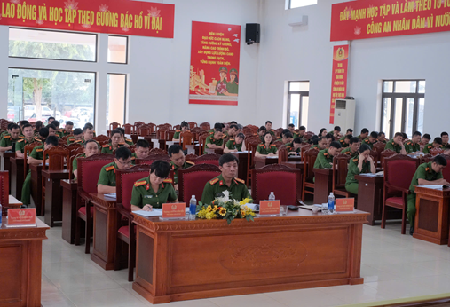 Hội nghị sơ kết 9 tháng đầu năm và tổng kết Cao điểm tấn công, trấn áp tội phạm bảo đảm ANTT các hoạt động kỷ niệm lớn và Đại hội Đảng các cấp