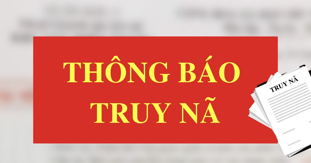 THÔNG BÁO TRUY NÃ TỘI PHẠM THÁNG 10/2025
