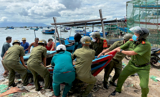 Công an tỉnh Đắk Lắk chủ động triển khai công tác ứng phó với cơn bão số 13