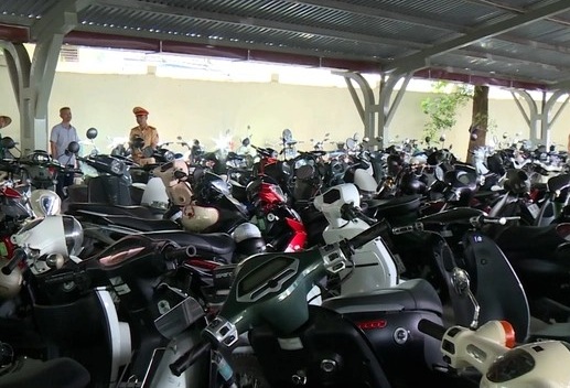 Thông báo truy tìm chủ sở hữu phương tiện vi phạm hành chính hết thời hạn tạm giữ đối với 263 xe ôtô, xe môtô, xe gắn máy, xe máy điện (lần 1)