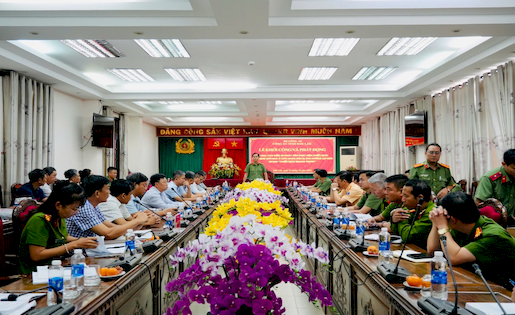 Công an tỉnh hưởng ứng “Chiến dịch Quang Trung” do Chính phủ phát động