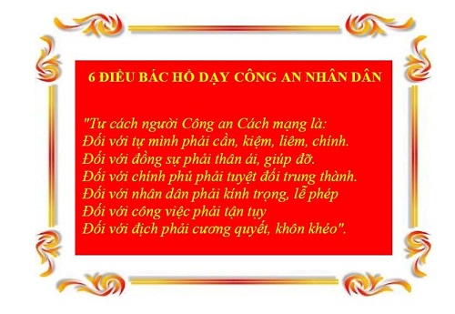 Thấm nhuần lời Bác dạy Công an nhân dân “Đối với đồng sự phải thân ái, giúp đỡ”
