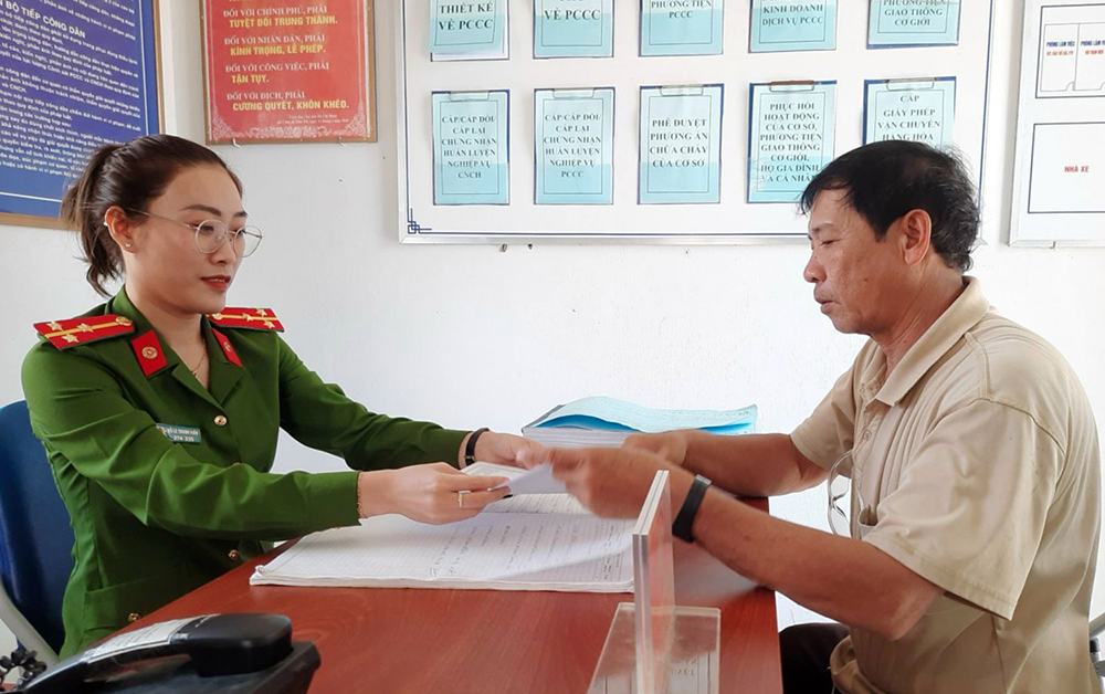 Công khai Danh mục thủ tục hành chính thuộc thẩm quyền giải quyết  của Công an tỉnh Phú Yên