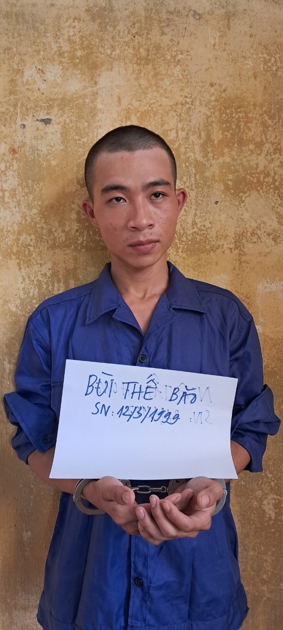 1 Đối tượng Bùi Thế Bảo, kẻ đã lao xe vào lực lượng tuần tra kiến một CSGT bị trọng thương