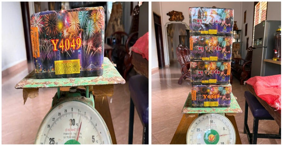 Công an phường Tân An bắt quả tang đối tượng tàng trữ pháo nổ trái phép