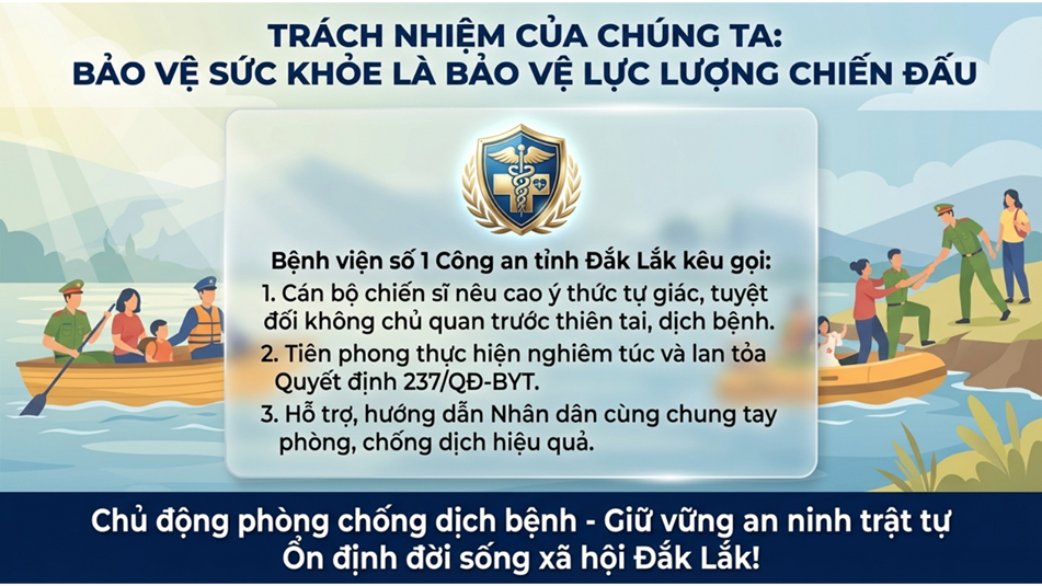 Chủ động phòng, chống dịch bệnh trong tình huống xảy ra thiên tai (bão, lũ)