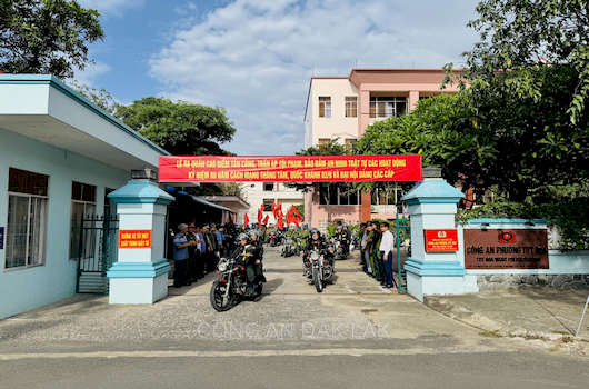 Ra quân cao điểm phòng chống tội phạm